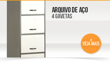 Arquivo de Aço 4 Gavetas